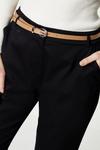 Wallis Petite Stretch Cigarette Belted Trousers thumbnail 4