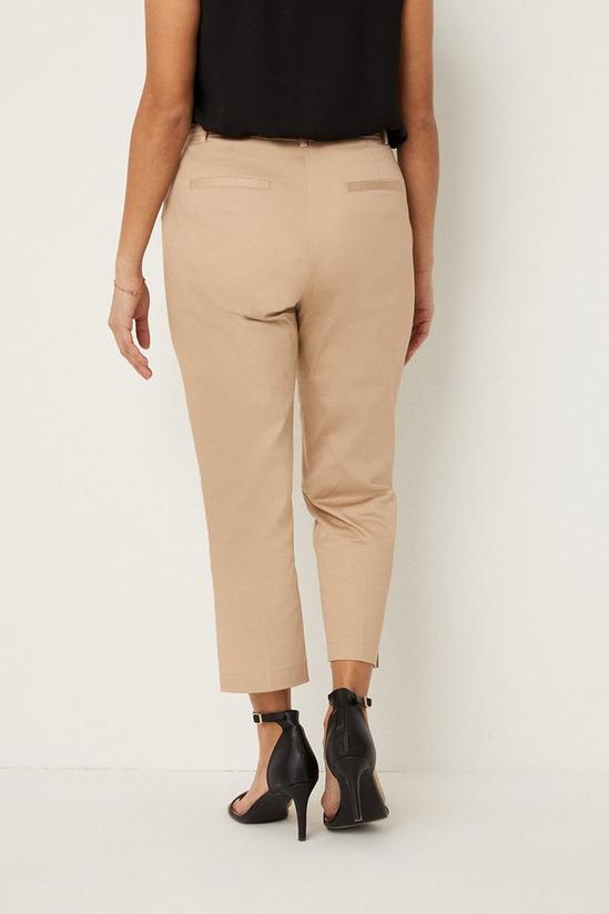 Wallis Petite Side Zip Stretch Crop Trousers 3
