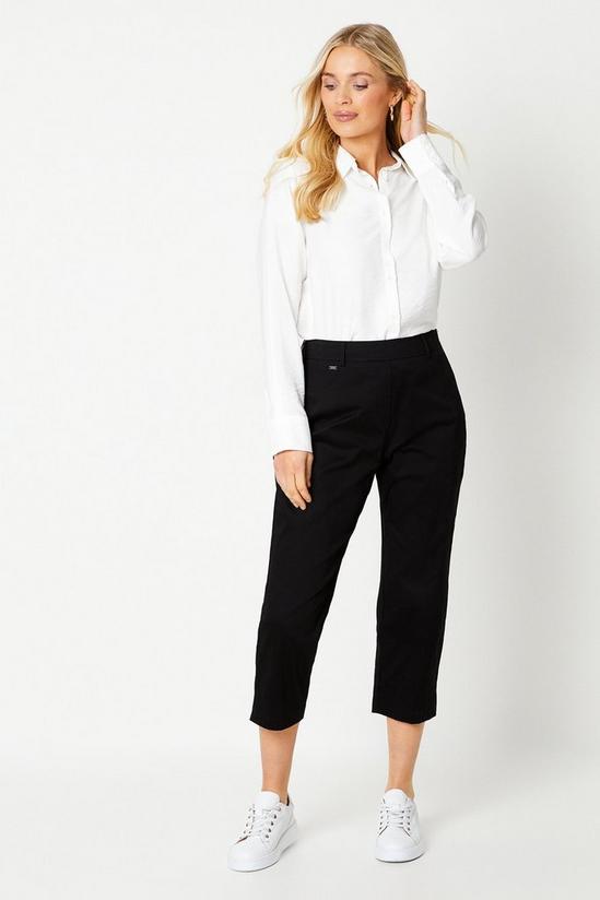 Wallis Petite Side Zip Stretch Crop Trousers 2