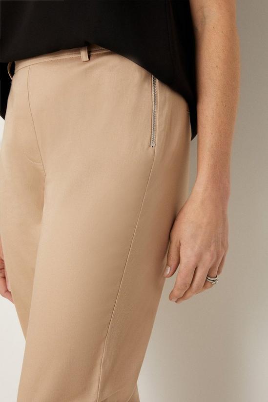 Wallis Side Zip Stretch Crop Trousers 4