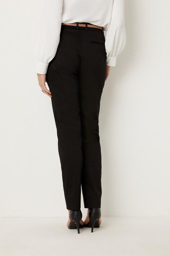 Wallis Tall Stretch Cigarette Belted Trousers 3