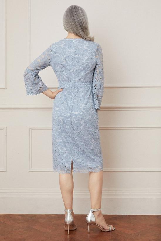 Wallis Lace Flare Sleeve Midi Dress 3