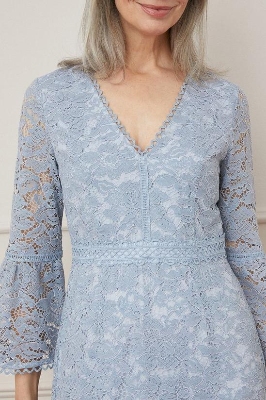Wallis Lace Flare Sleeve Midi Dress 4