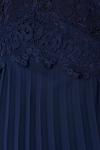Wallis Occasion Lace Insert Pleated Midi Dress thumbnail 5