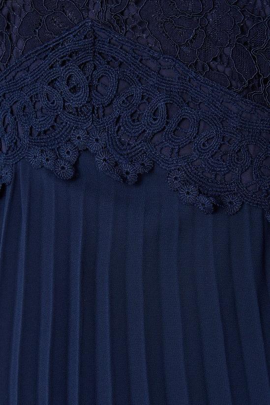 Wallis Occasion Lace Insert Pleated Midi Dress 5