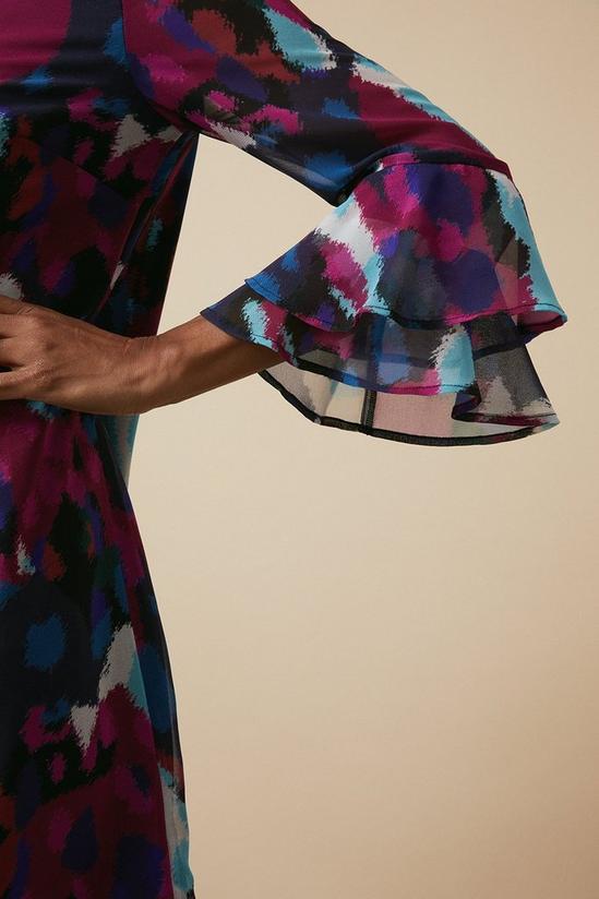 Wallis Pink Abstract Fluted Shift Dress 6
