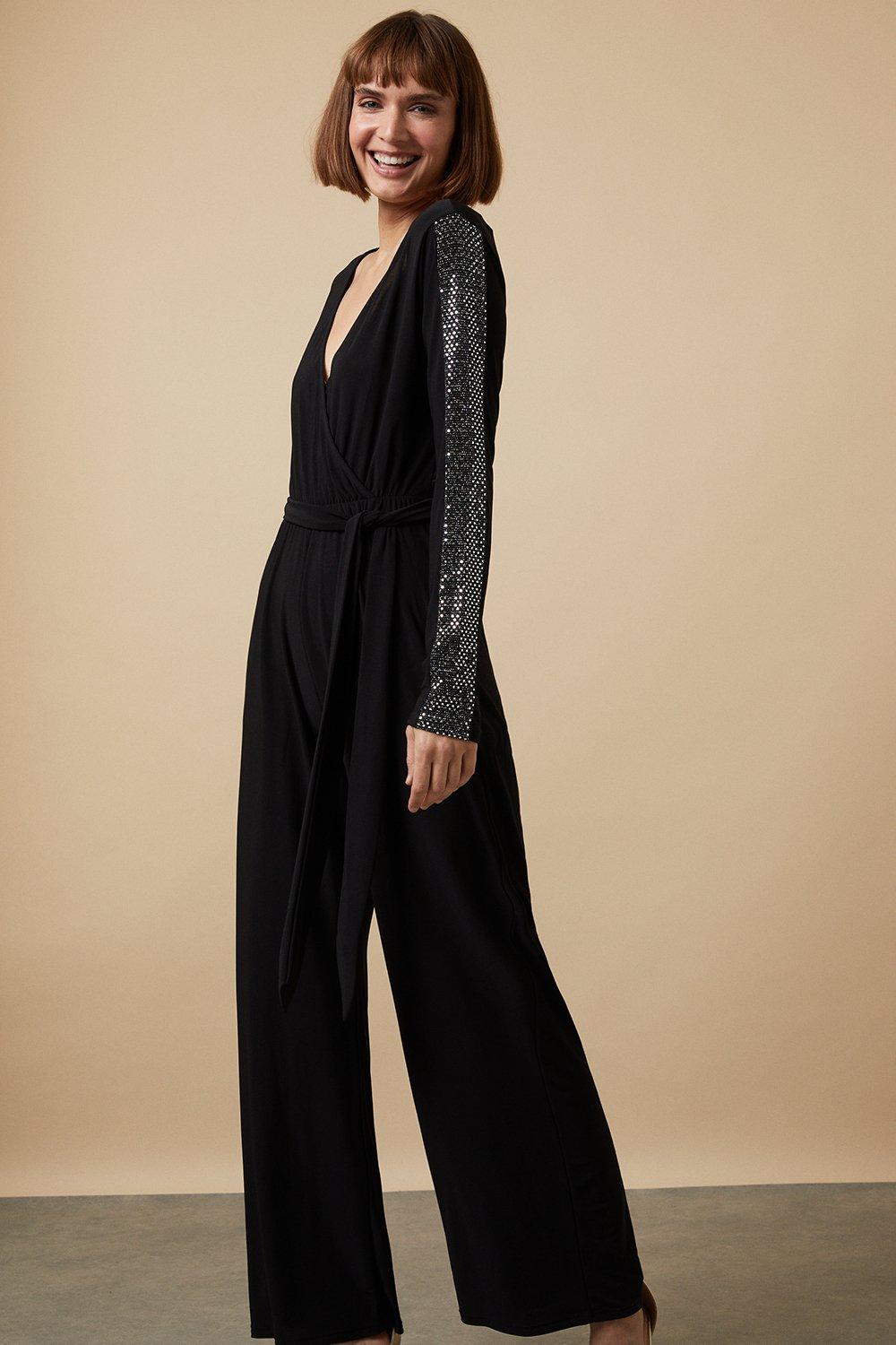 Wallis store sequin jumpsuit