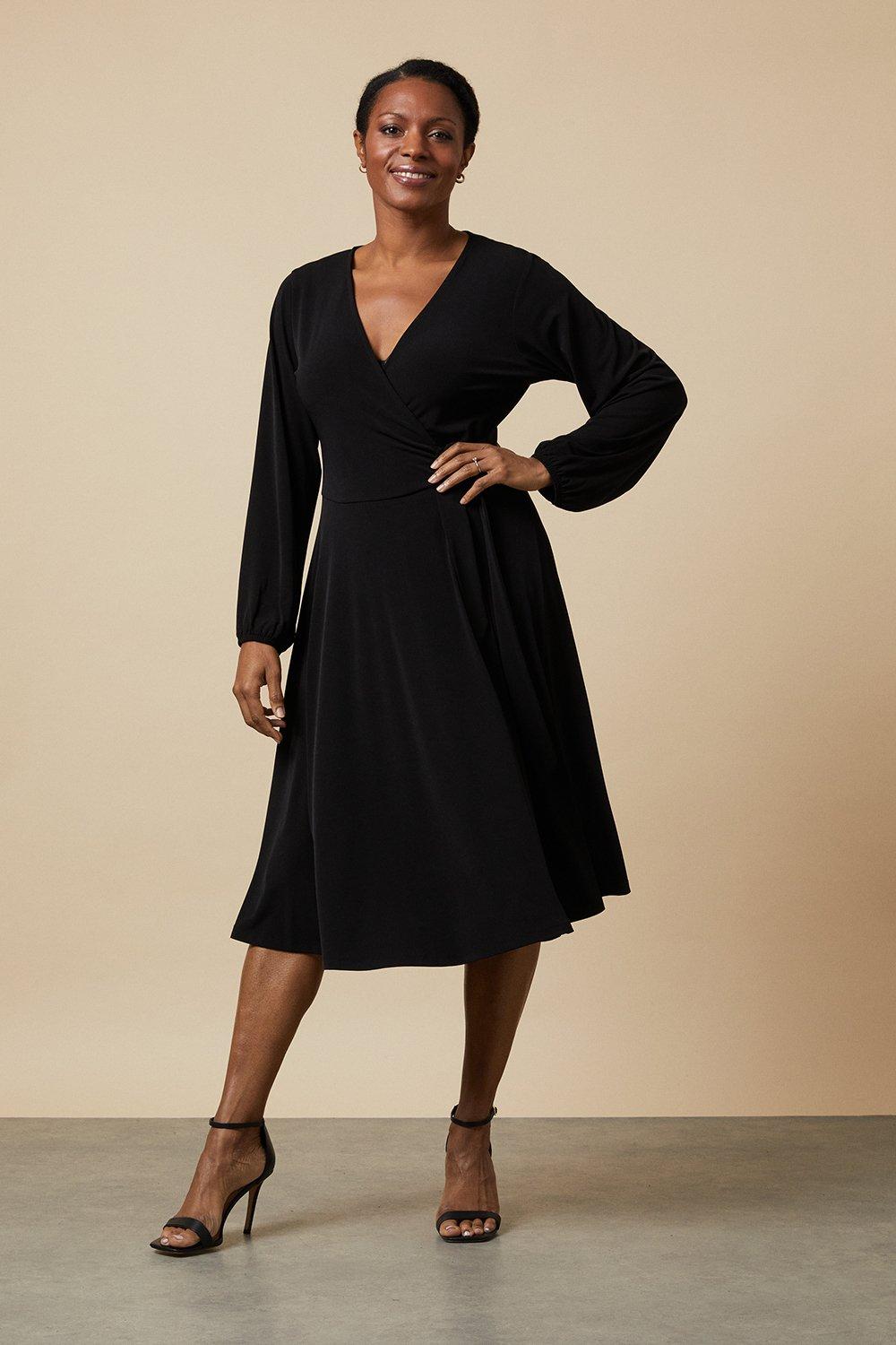 Wallis wrap 2025 midi dress