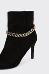 Wallis Moriah Chain Detail Heeled Ankle Boots thumbnail 3