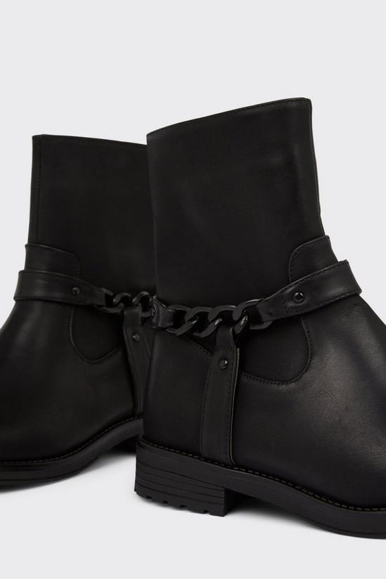 Wallis Marie Chain Detail Ankle Boots 3
