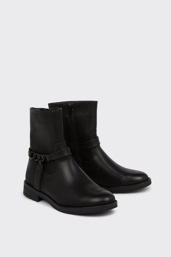 Wallis Marie Chain Detail Ankle Boots 4