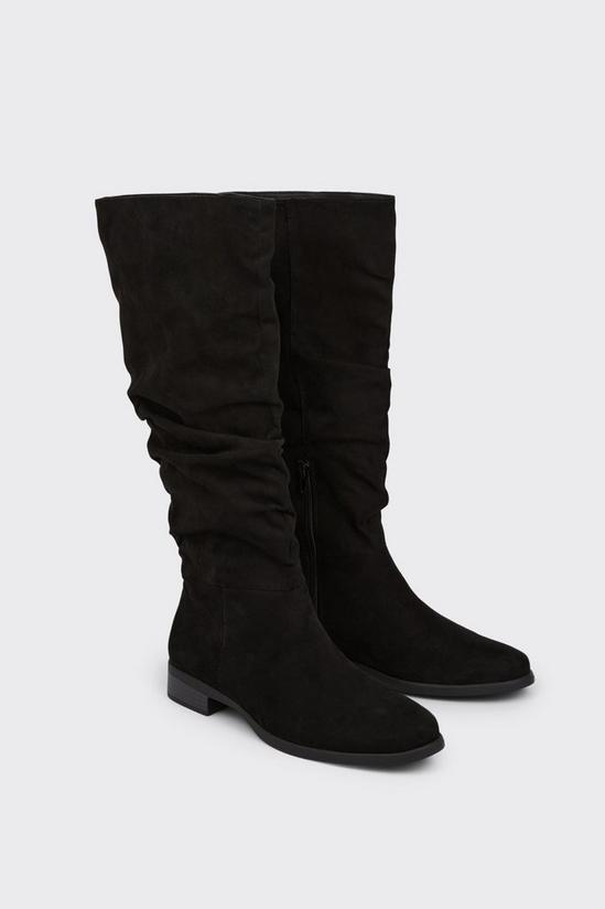 Wallis Hansel Ruched Knee High Boots 4