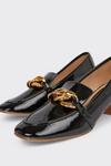 Wallis Lucinda Chain Detail Heeled Loafers thumbnail 4