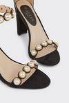 Wallis Samba Pearl Detail Heeled Sandals thumbnail 3