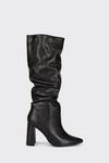 Wallis Krista Heeled Pointed Ruched Long Boots thumbnail 2