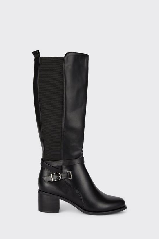 Wallis Hilly Ankle Strap Detail Long Boots 2