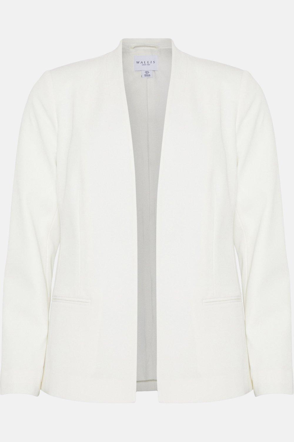 Ivory Longline Edge To Edge Jacket