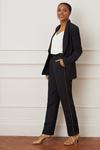 Wallis Black Chain Detail Tapered Suit Trousers thumbnail 1