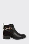 Wallis Marianne Snaffle Detail Flat Ankle Boots thumbnail 2