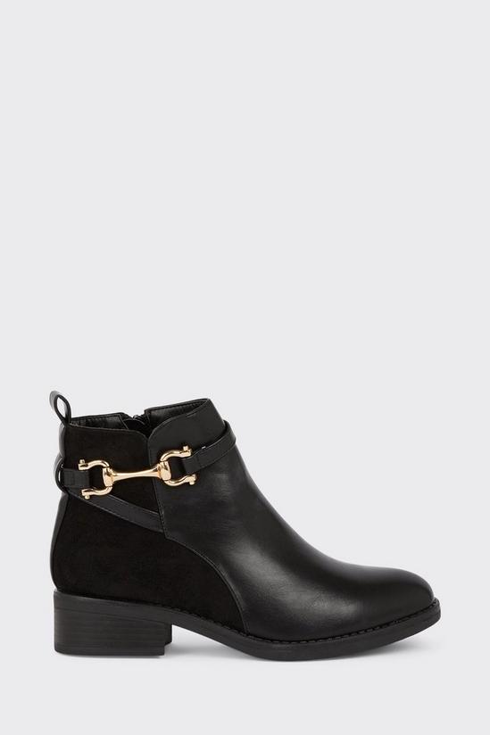 Wallis Marianne Snaffle Detail Flat Ankle Boots 2