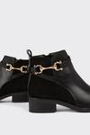 Wallis Marianne Snaffle Detail Flat Ankle Boots thumbnail 3