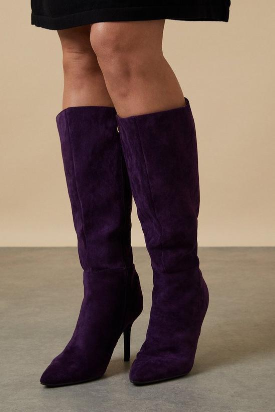 Wallis Hermione Medium Stiletto Knee High Boots 1