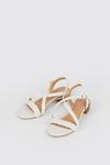 Wallis Wide Fit Susie Crossover Plaited Detail Heeled Sandals thumbnail 4