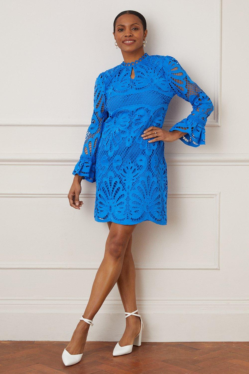 Wallis cobalt blue on sale dress