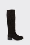 Wallis Wide Fit Kassidy Stretch Knee High Boots thumbnail 2