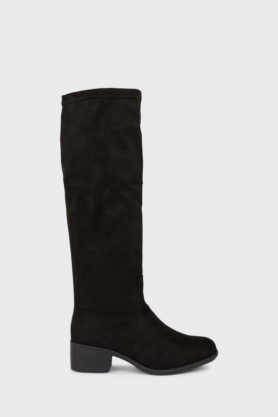 Wallis Wide Fit Kassidy Stretch Knee High Boots 2