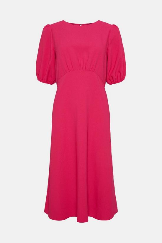 Wallis Petite Pink Crepe Puff Sleeve Dress 5
