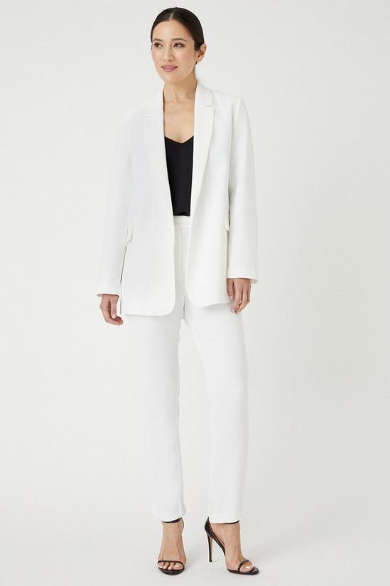 Wallis White Tapered Trousers 1