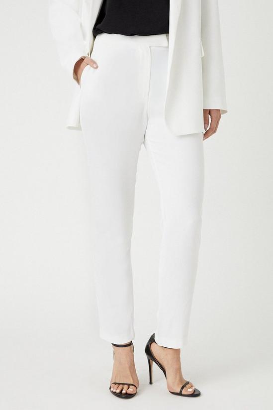 Wallis White Tapered Trousers 2