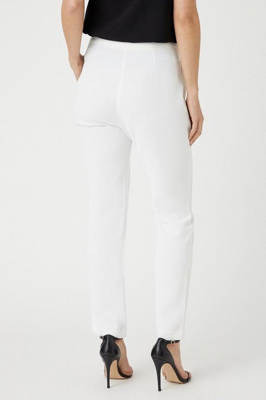 Wallis White Tapered Trousers 3