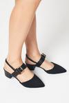 Wallis Wide Fit Darby Two Part Slingback Buckle Detail Court Shoes thumbnail 1
