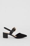 Wallis Wide Fit Darby Two Part Slingback Buckle Detail Court Shoes thumbnail 2