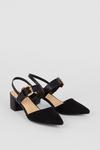 Wallis Wide Fit Darby Two Part Slingback Buckle Detail Court Shoes thumbnail 3