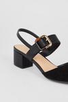 Wallis Wide Fit Darby Two Part Slingback Buckle Detail Court Shoes thumbnail 4