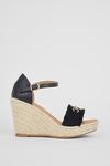 Wallis Wide Fit Radiance Ruffle Snaffle Detail Espadrille Wedge Sandals thumbnail 2