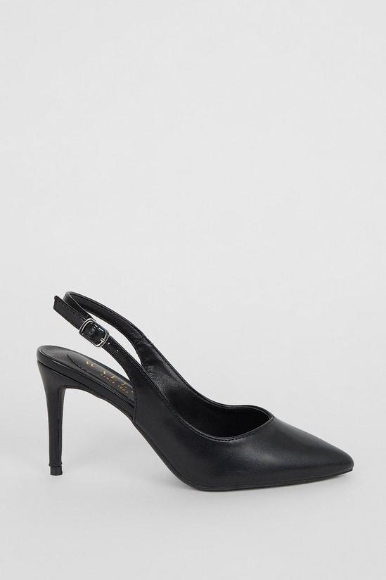 Wallis Delight Slingback Pointed Stiletto Court Shoes 2