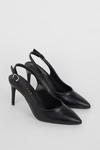 Wallis Delight Slingback Pointed Stiletto Court Shoes thumbnail 3