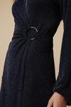 Wallis Tall Shimmer Ring Wrap Midi Dress thumbnail 4