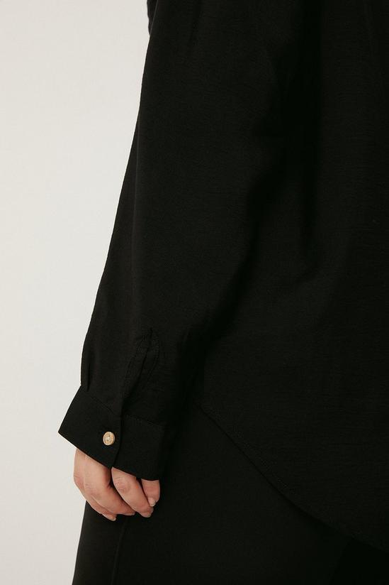 Wallis Curve Button Through Pocket Detail Shirt 6