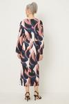 Wallis Pink Abstract Jersey Wrap Dress thumbnail 3