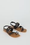 Wallis Leather Juniper Snaffle Detail Toe Loop Flat Sandals thumbnail 3