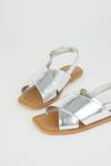 Wallis Leather Jolene Crossover Strap Slingback Flat Sandals thumbnail 4