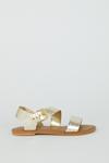 Wallis Leather Josie Asymmetric Strap Detail Flat Sandals thumbnail 2