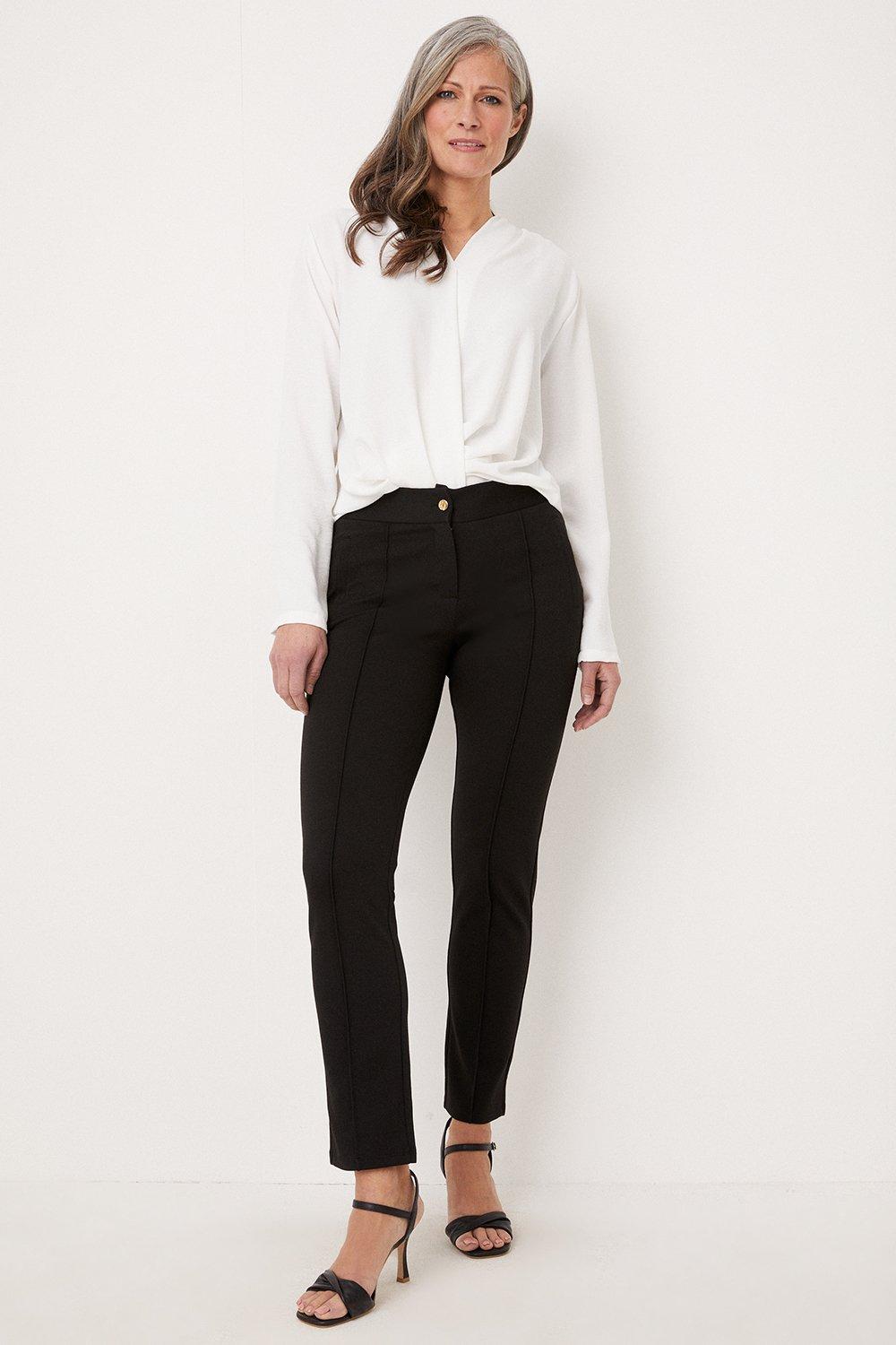 Trousers, Black Ponte Trousers