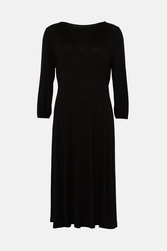 Wallis Black Split Hem Jersey Dress 5