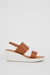 Wallis Wide Fit Romy Double Strap Slingback Wedge Sandals thumbnail 2